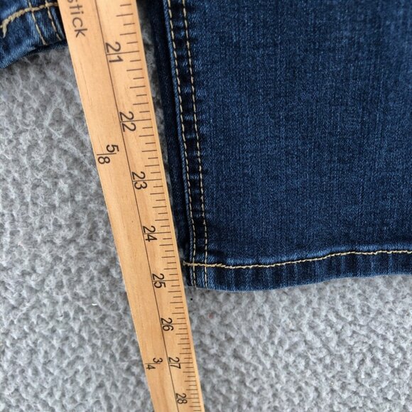 Chicos Jeans Womens 0.5 US 6 So Slimming Blue Medium Wash Denim Stretch Skinny* - Picture 11 of 13